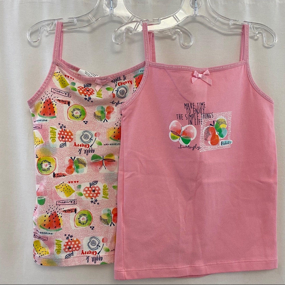Boboli 2-pack tank tops size 2y NWT